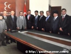 MHP Lideri'ne Bakanlardan Ziyaret