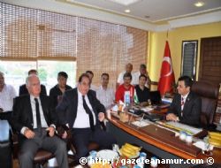 B�y�k�ehir Belediye Ba�kan� �zcan Anamur'a Geldi