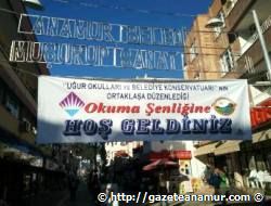 Muşurup Sanat Sokağında Kitap Okuma Etkinliği