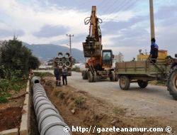 Bah�e Mahallesi'nde Altyap� �al��malar� S�r�yor