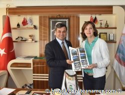 Anamur, Karde� Kent Almanya Bingen'den Gelen Michaela Heintke'yi A��rlad�