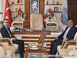 Bozyaz� Kaymakam� Y�lmaz'dan Ba�kan T�reye Ziyaret