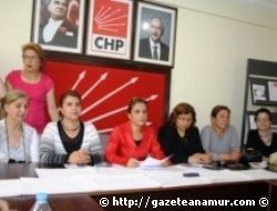 CHP MERSN KADIN KOLARI AIKLAMASI