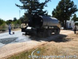 ERDEMLİ'YE BAĞLANAN YAYLA KÖYLERİNDE ASFALT SEVİNCİ
