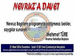 Anamur'da 21 Mart Nevruz Program Dzenleniyor