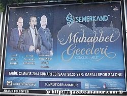 Muhabbet Geceleri Program Anamur'da