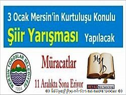 3 OCAK MERSN'N KURTULUU R YARIMASI DZENLEND