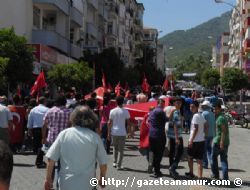 Anamur'da Gezi Park Protestosu