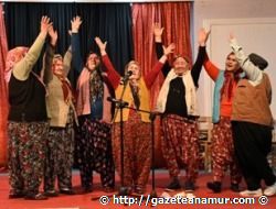 Anamur'da Ana, Gkyz Delinmi  Tiyatro Gsterisi Byk lgi Grd